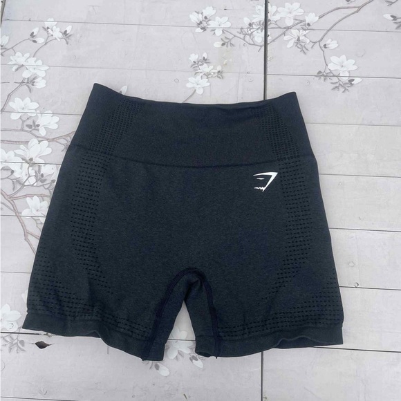 Gymshark Charcoal Bike Shorts for Women - Picture 1 of 5